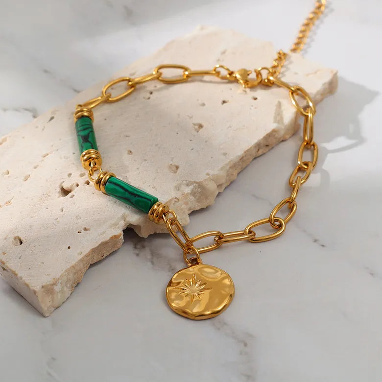 Pulsera verde brillante