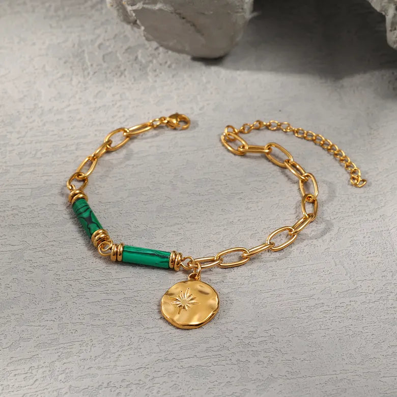 Pulsera verde brillante